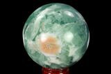 Colorful, Polished Fluorite Sphere - Mexico #153354-1